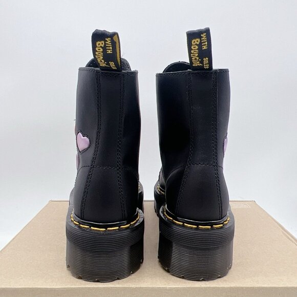 Dr. Martens Sinclair Boots Heart Quad Platform Women's US 7 Zipper Pink Purple - Picture 8 of 13
